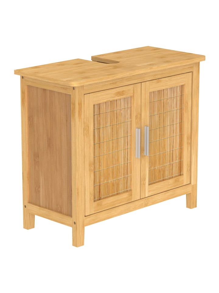 eisl since 1980 Bambus Waschbeckenunterschrank in Hellnatur - (H) 60 cm x (B) 67 cm günstig kaufen onesize