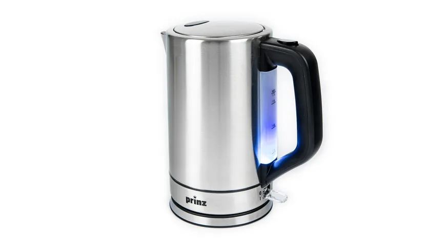 PRINZ Wasserkocher Edelstahl PZ-EWK1 silber