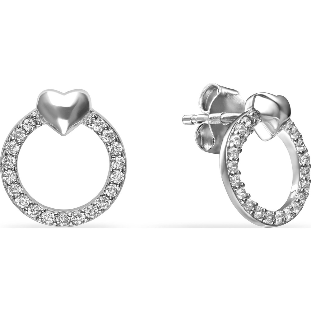 FAVS Boucles d'oreilles à fermoir à poussette 925 Argent Boucles d'oreilles