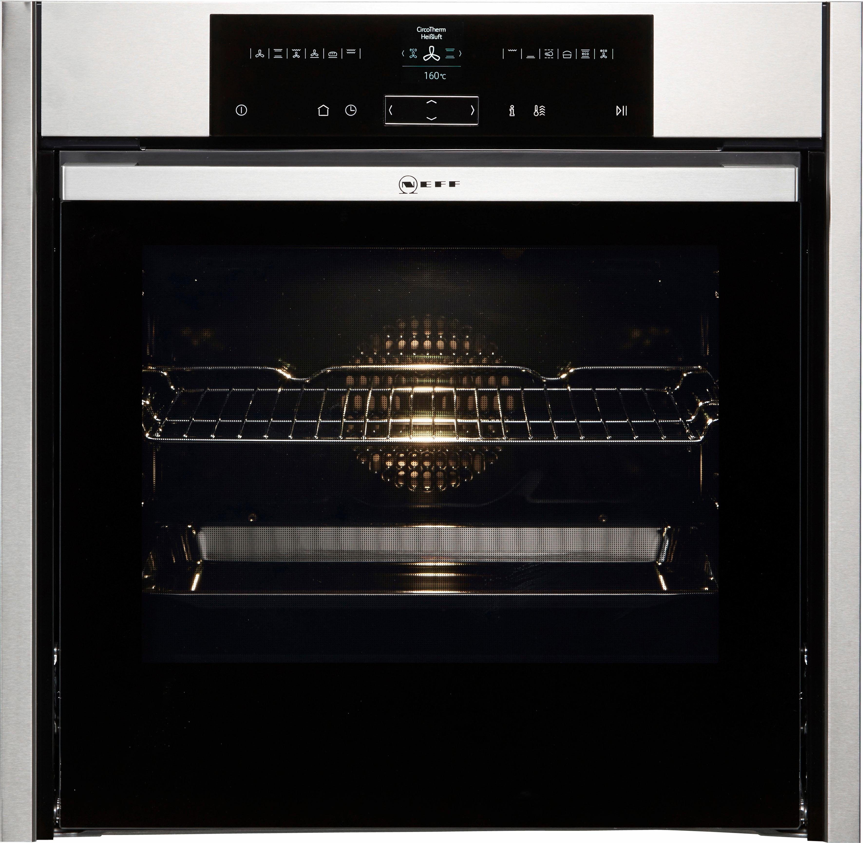 NEFF Pyrolyse Backofen N 70 B55CR20N0, mit Teleskopauszug nachrüstbar, Pyrolyse-Selbstreinigung, mit Slide&Hide®