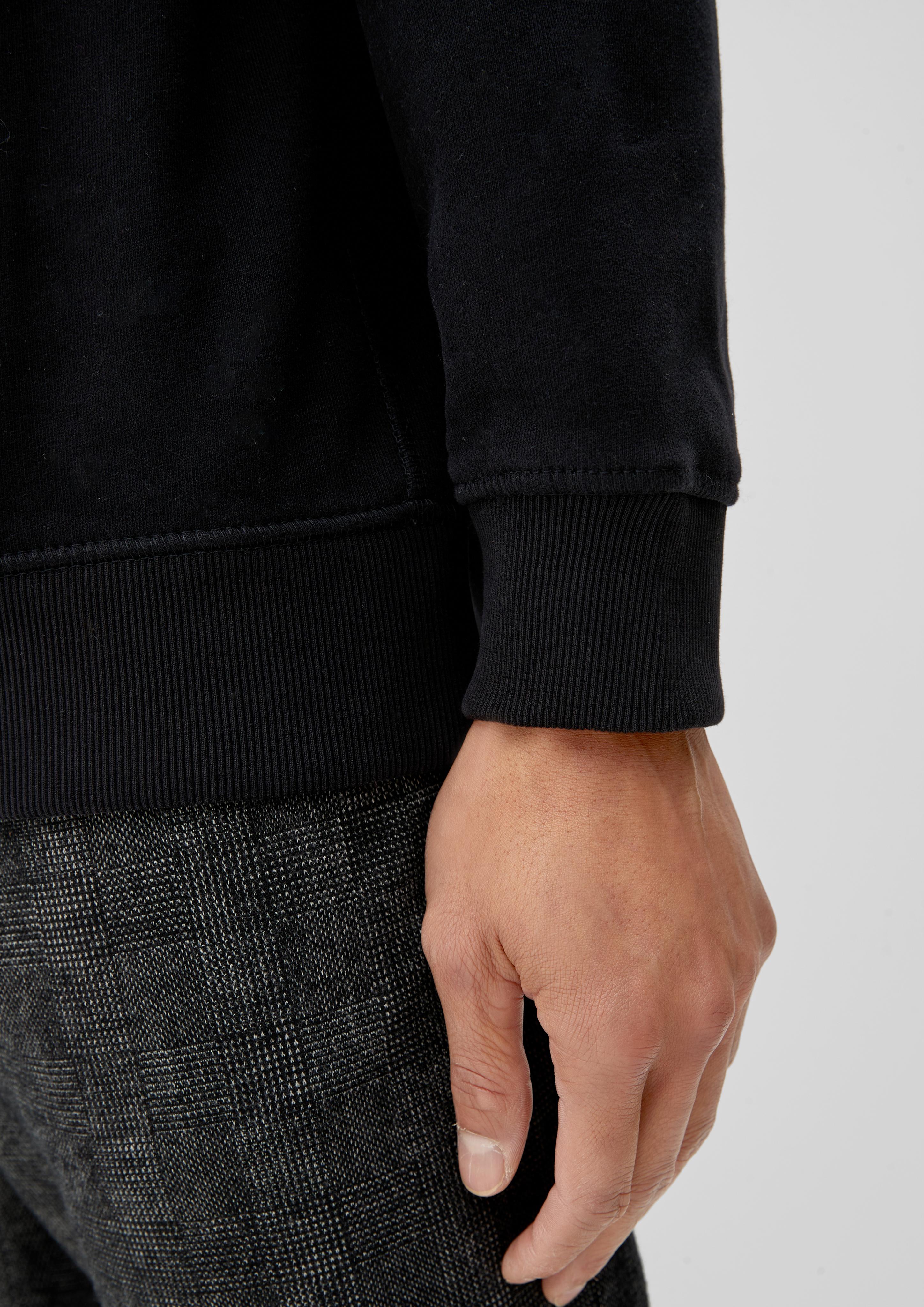 Sweatshirt im Troyer-Look  2121130-9999