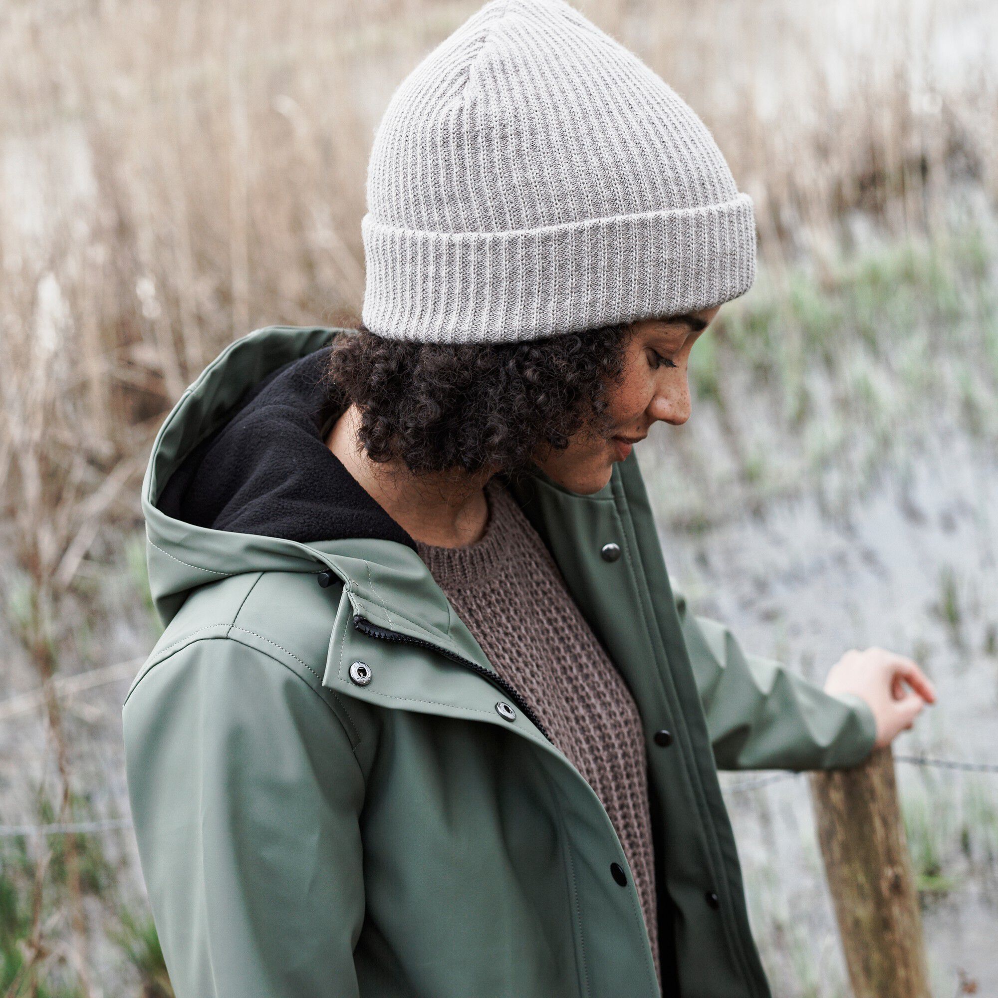 Bonnet mixte en polyester recyclé(**)