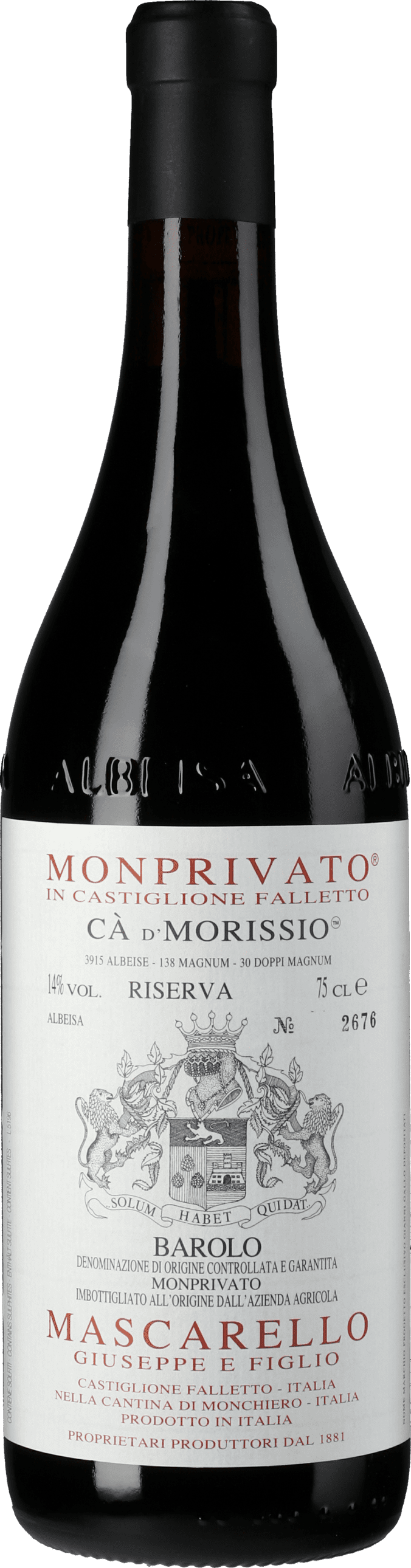 Giuseppe Mascarello: Barolo Monprivato Riserva Ca' d'Morissio 2014
