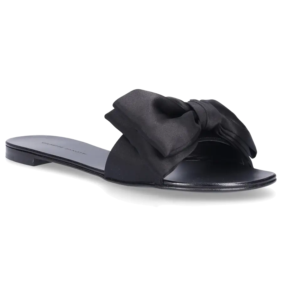 Giuseppe Zanotti - Sandalen HANNA Seide schwarz - schwarz