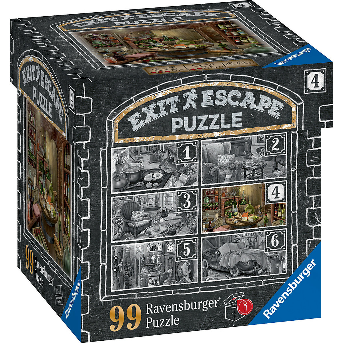 EXIT Puzzle - Im Gutshaus 4 - Weinkeller, 99 Teile
