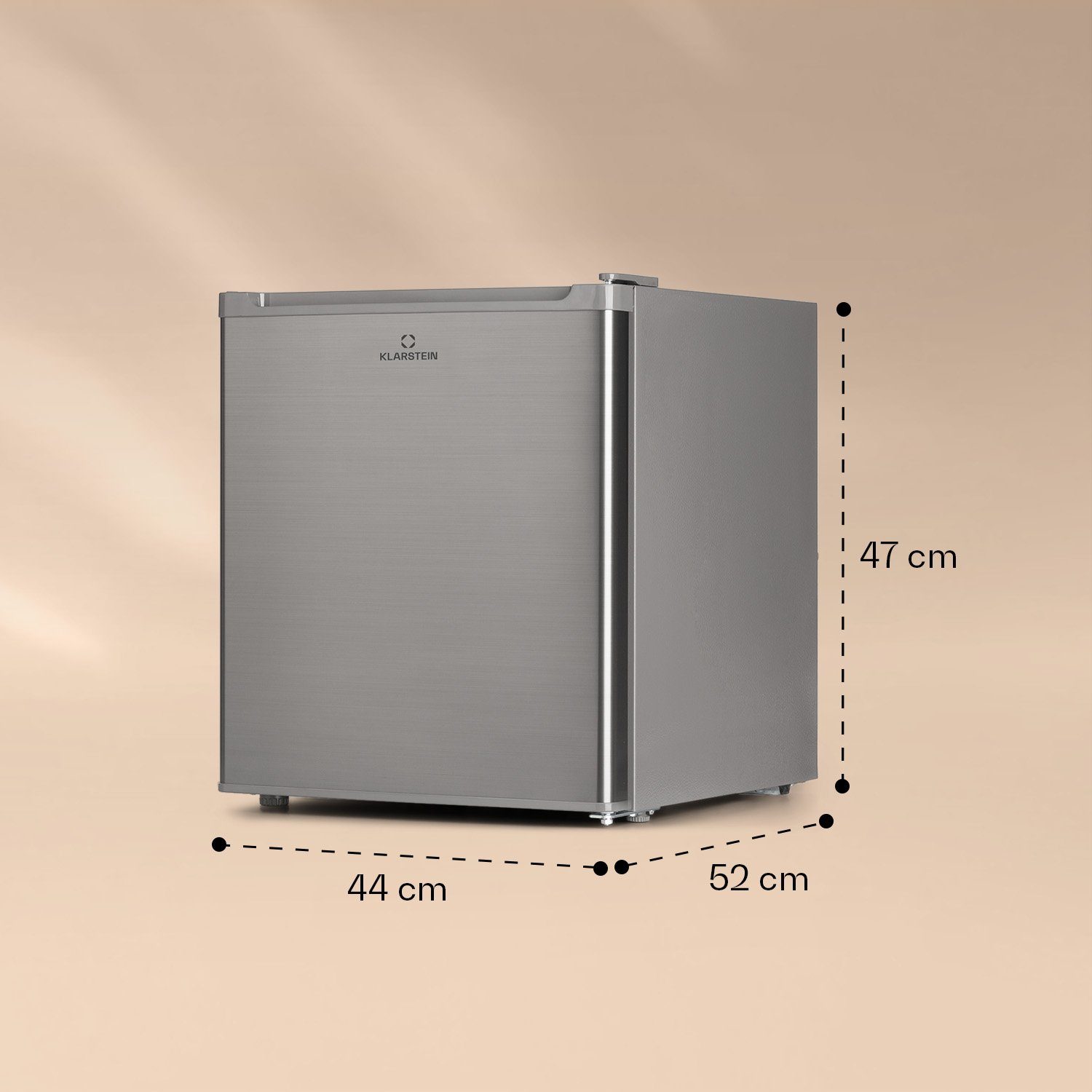Klarstein Gefrierschrank HEA9-Garfield-Eco-S 10032196A, 52 cm hoch, 44 cm breit, Tiefkühlschrank freistehend Gefriertruhe Gefrierschrank groß Kühltruhe
