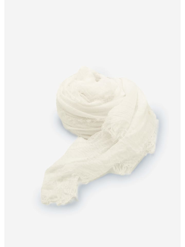 SASSYCLASSY Musselin Schals in Offwhite günstig kaufen onesize