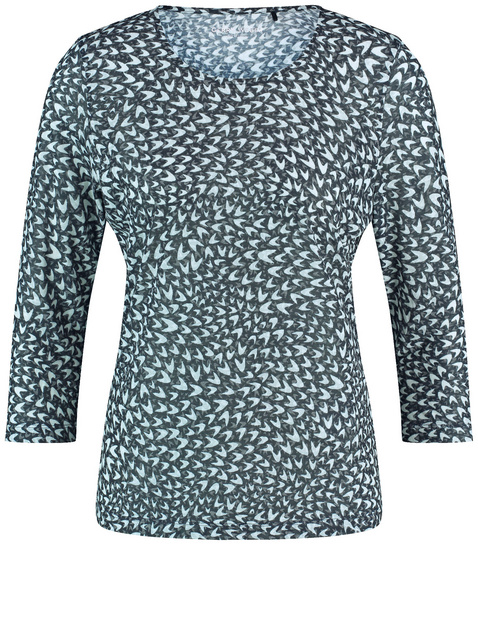 3/4 Arm Shirt in Ausbrenner-Qualität