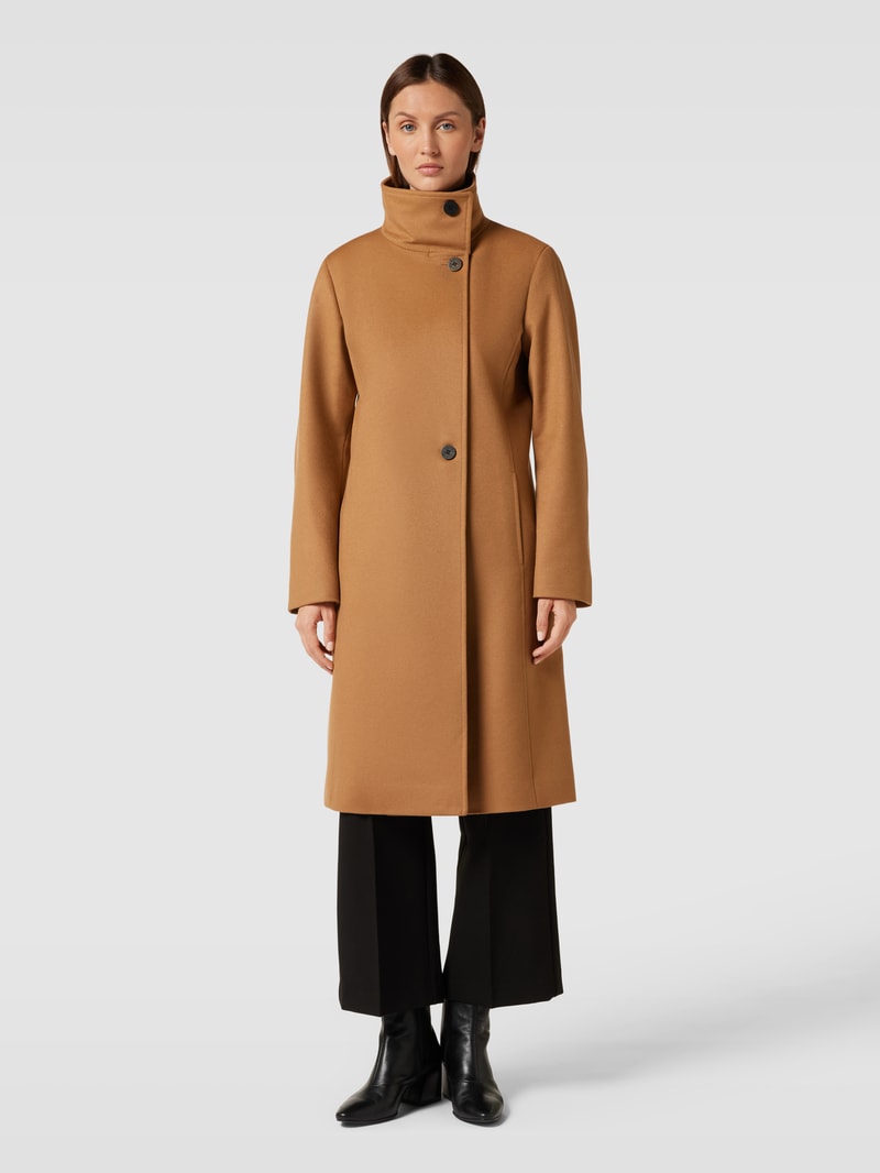 Mantel mit Kaschmir-Anteil Modell 'MORINNA' in camel