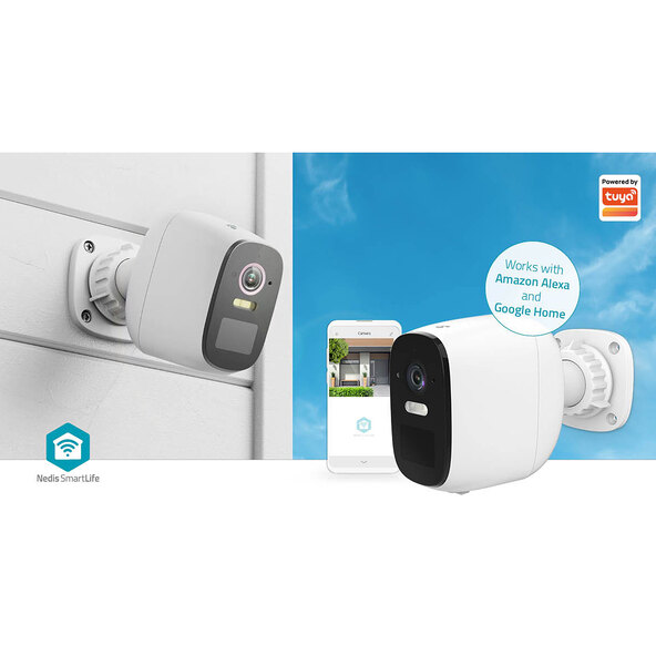 Outdoor QuadHD Akku-Überwachungskamera WIFICBO32WT, SmartLife