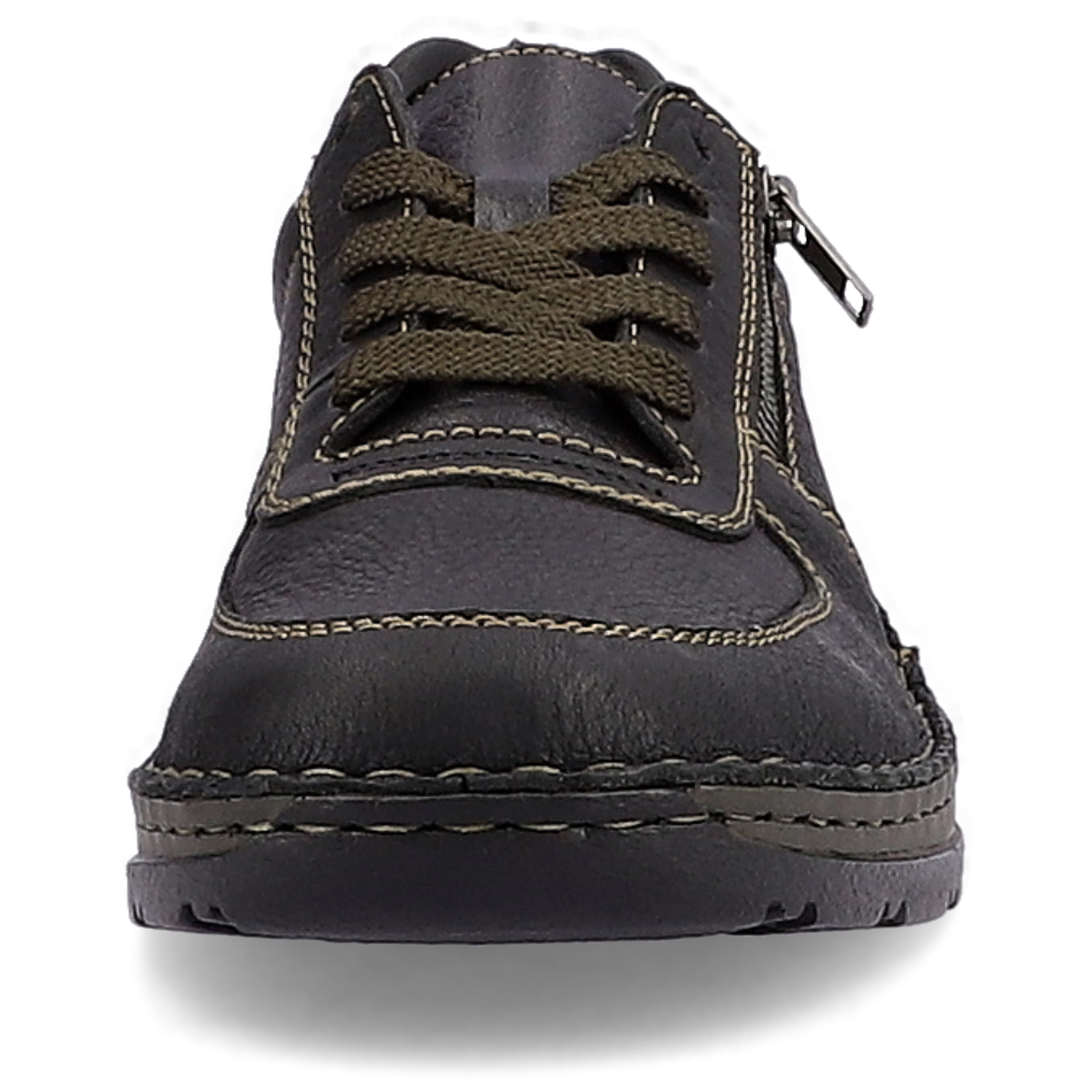 Rieker Herren Schnürschuhe asphaltschwarz