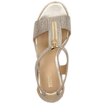 Michael Kors Berkley Mid Wedge in gold