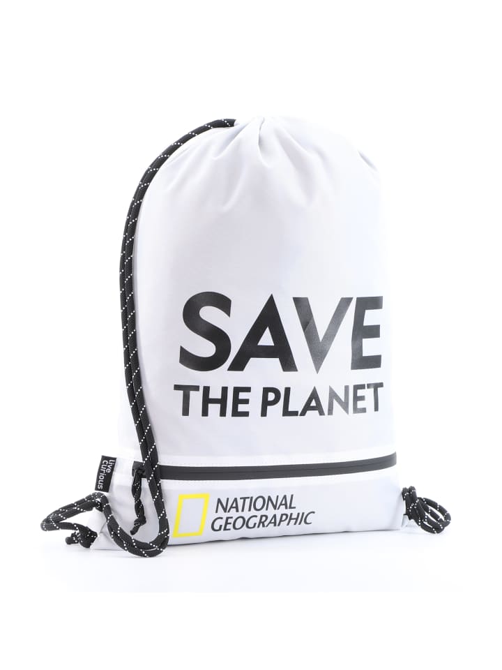 National Geographic Turnbeutel Saturn in Weiß günstig kaufen onesize