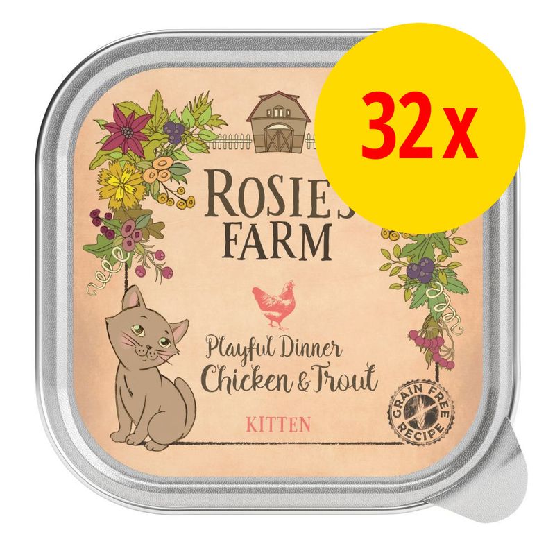 Sparpaket Rosie's Farm Kitten 32 x 100 g zu TOP-Preisen