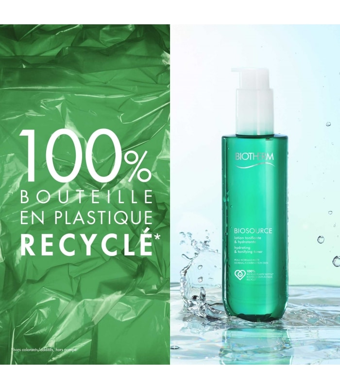 BIOTHERM-BIOSOURCE- Lait Démaquillant et Purifiant pour les Peaux Normales à Mixtes