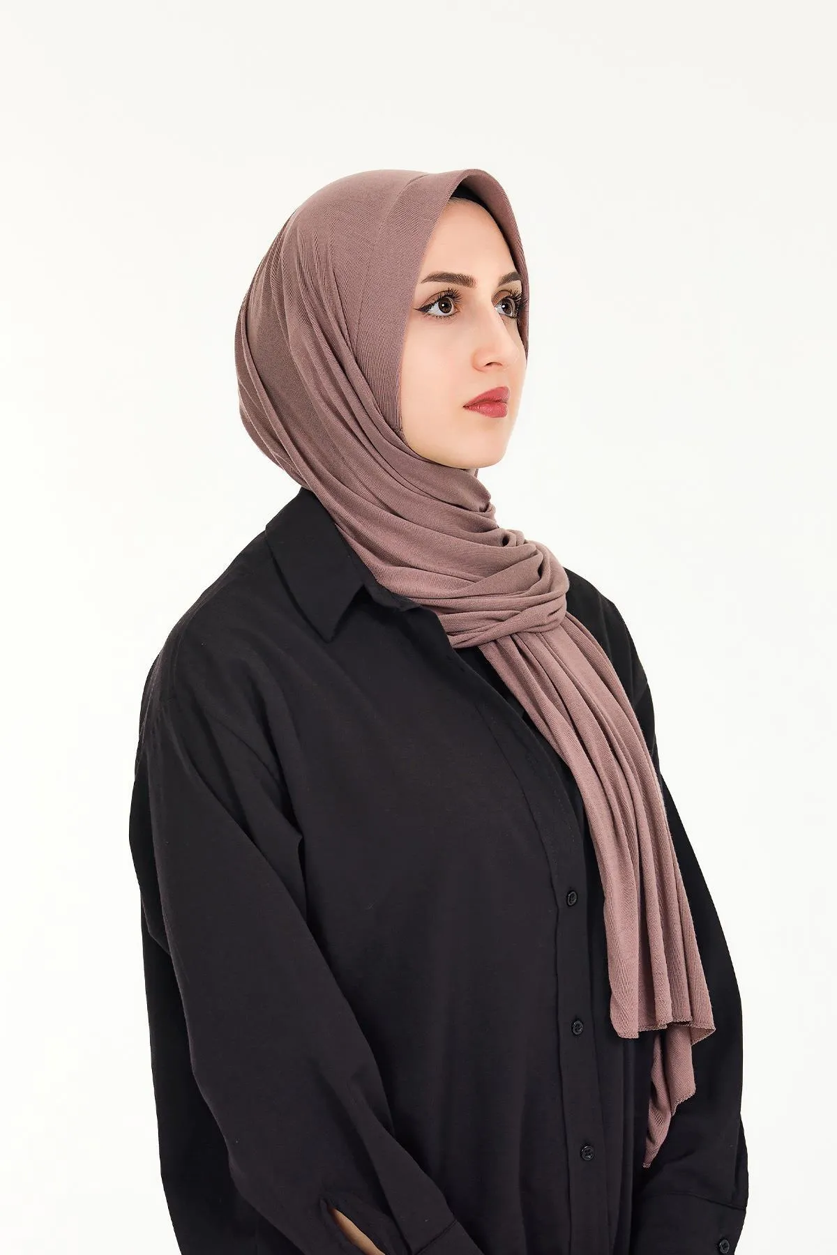 Sensu  Praktischer, aufsteckbarer Hijab-Schal aus gekämmter Baumwolle