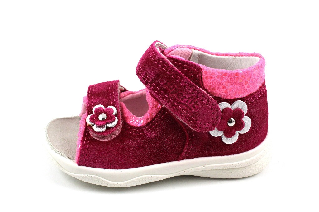 SUPERFIT Sandalen lila/pink