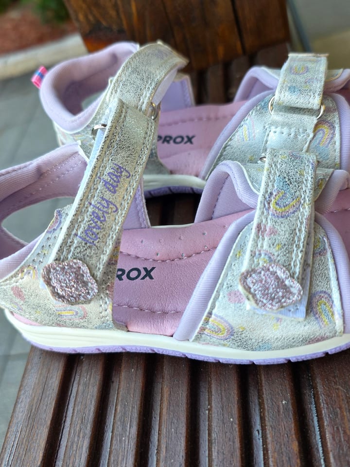 SPROX Mädchen Sandalen in Silber Rosa lila günstig kaufen 25