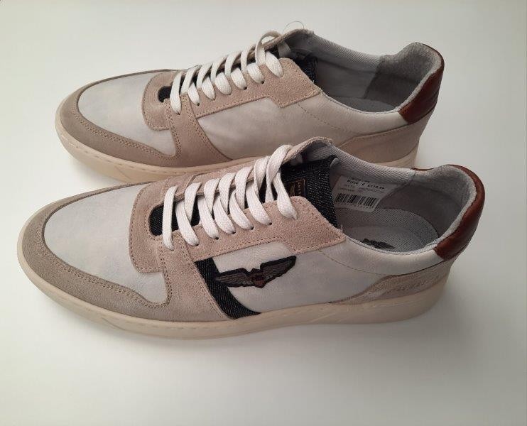 PME LEGEND Freizeit Schnürer weiss Mid Sneaker Freightman