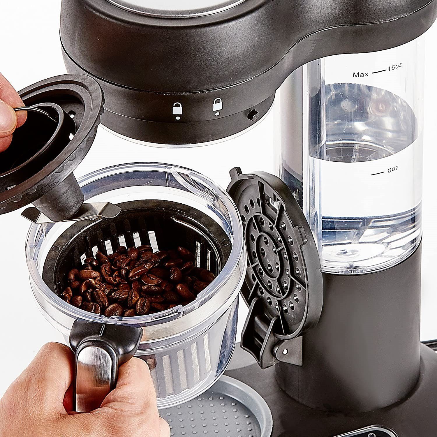 Hâws Filterkaffeemaschine Hâws Bornholm Kaffeemaschine mit Mahlwerk 600w