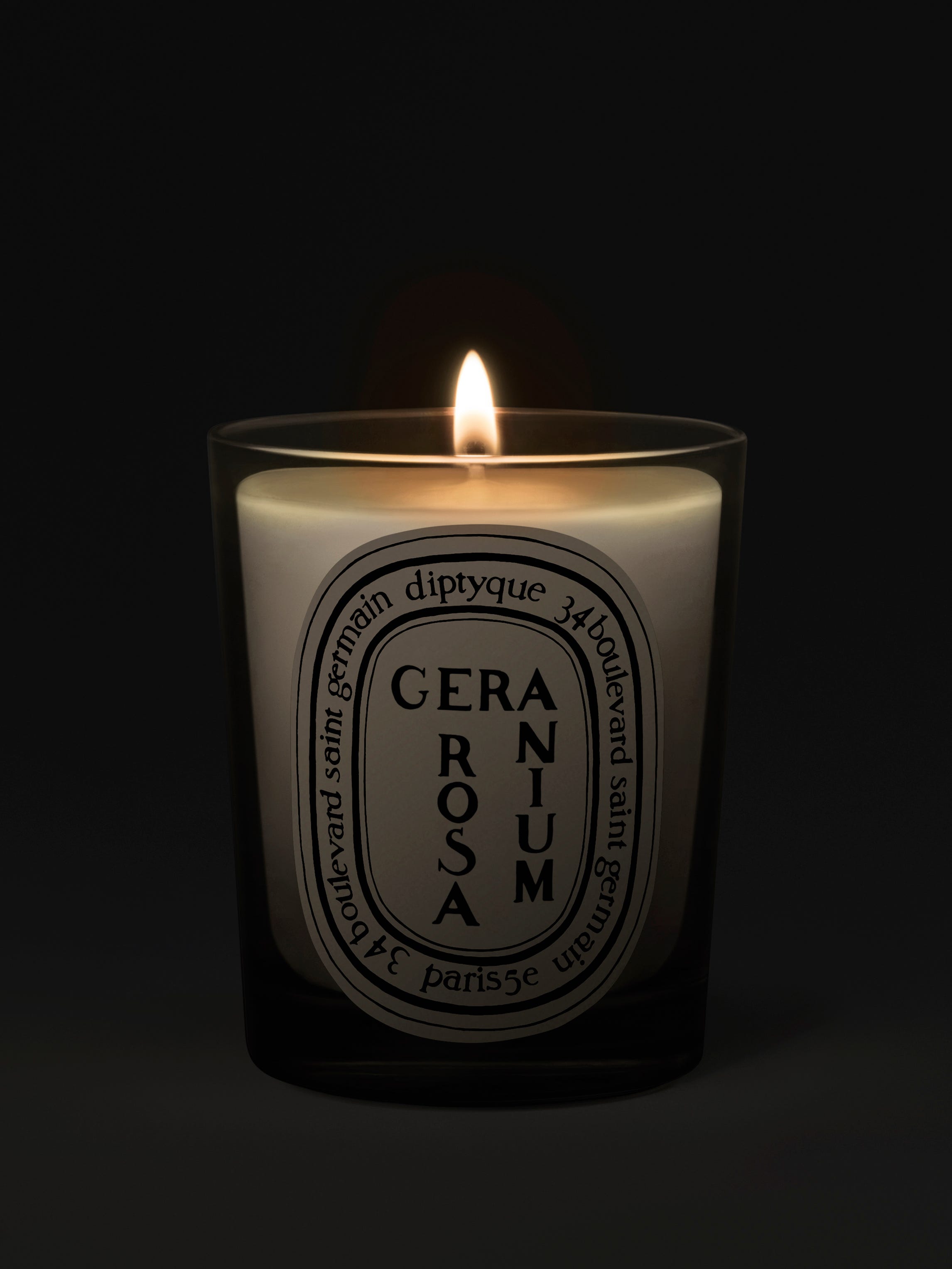 Géranium Rosa - Bougie modèle classique