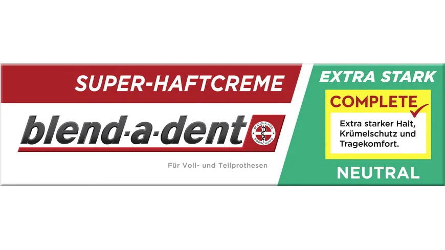 Blend-A-Dent Haftcreme Complete extra stark -neutral- 47g 47 g