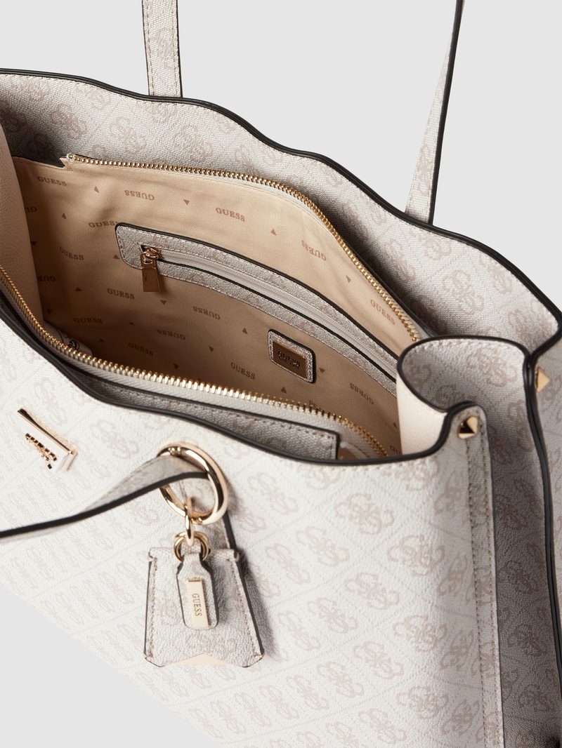 Shopper mit Label-Detail Modell 'MERIDIAN' in hellrosa