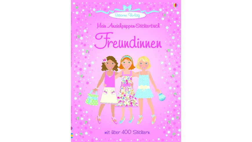 Buch - Usborne Verlag - Mein Anziehpuppenstickerbuch: Freundinnen
