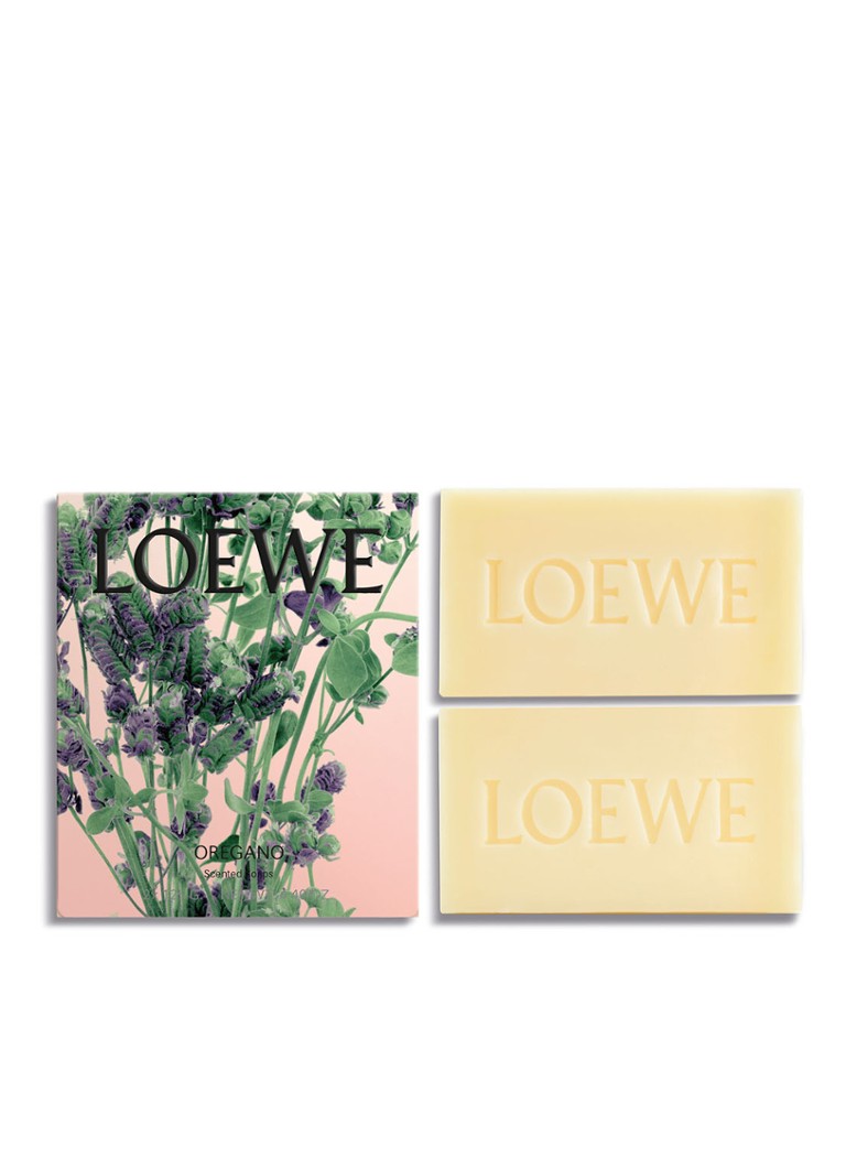 Set de două săpunuri mini bar cu oregano de la LOEWE.