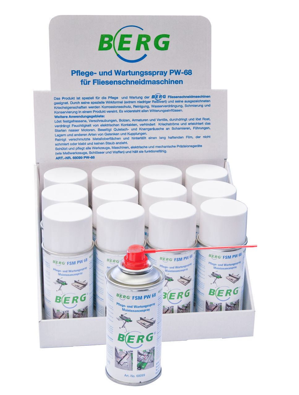 BERG PFLEGE UND WARTUNGSSPRAY FSM PW 68 - 150 ML