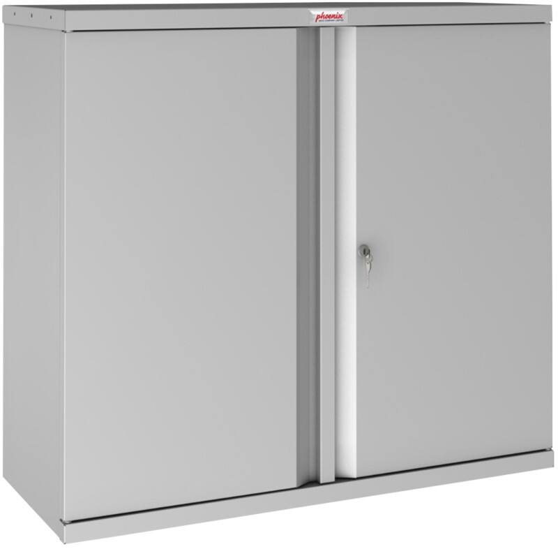 Phoenix SCL Serie Aufbewahrungsschank Stahl 1 Fachböden 915 x 370 x 830 mm Grau