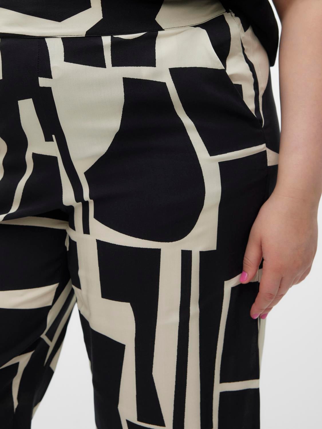 VMCEASY Hohe Taille Culottehose