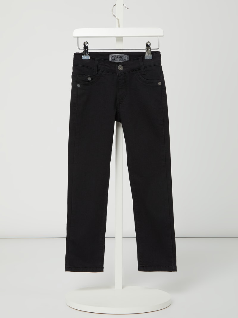 Special Skinny Fit Jeans mit Stretch-Anteil in schwarz