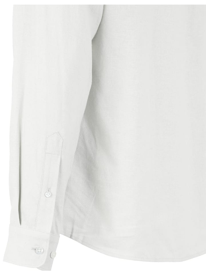 Steffen Klein Leinenhemd Tailored Fit in weiß günstig kaufen