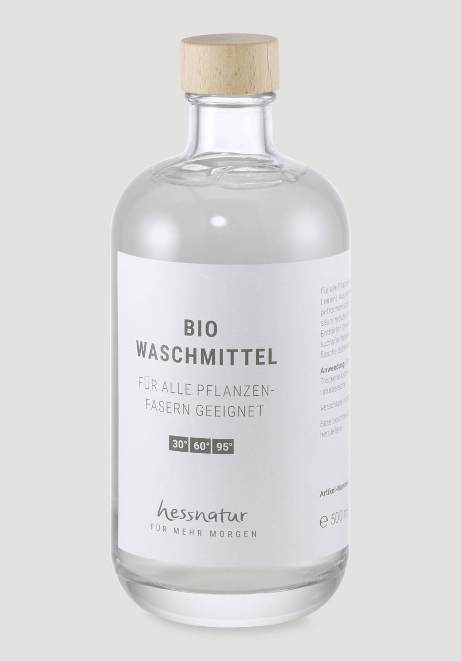 Bio-Waschmittel für alle Pflanzenfasern