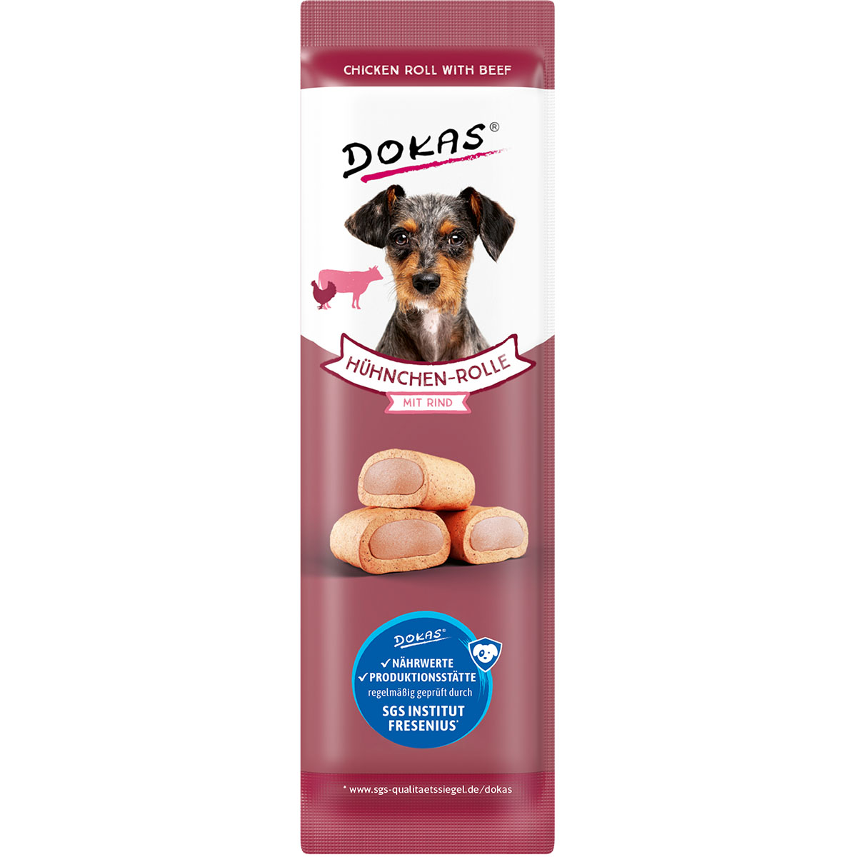 Dokas Hühnchen-Rolle mit Rind günstig kaufen bei ZooRoyal