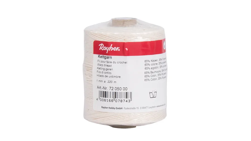 Rayher Kettgarn 1mm ø 220 m