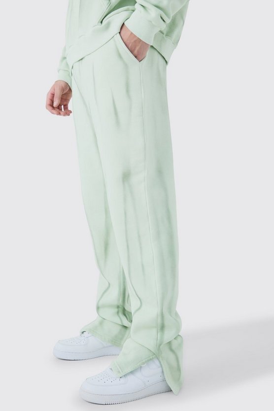 Jogginghose mit geteiltem Saum und Farbverlauf