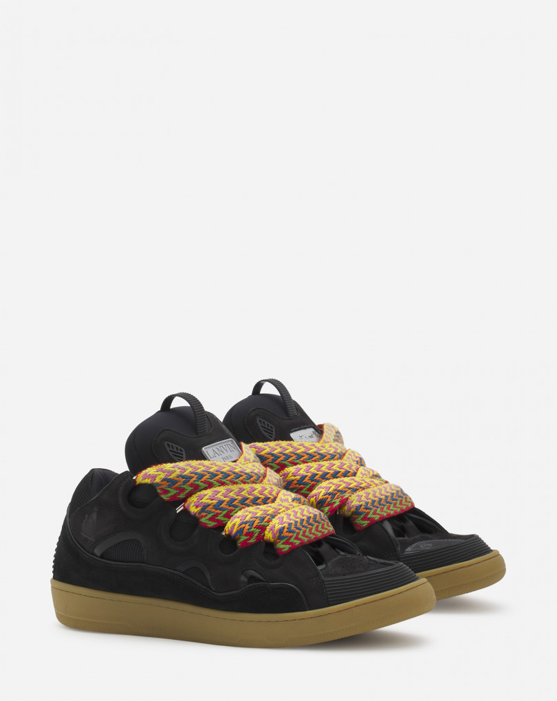 SNEAKERS CURB EN CUIR