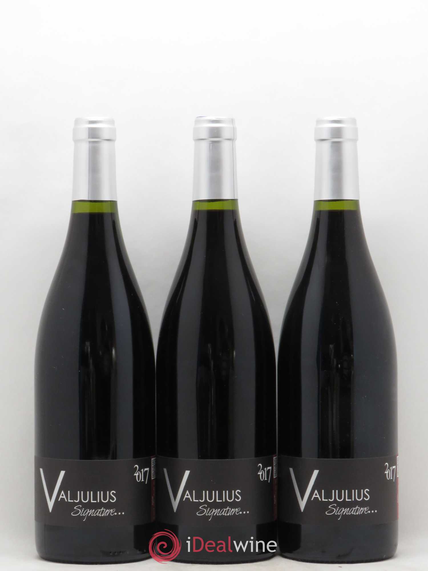 IGP Pays d'Hérault (Vin de Pays de l'Hérault) Valjulius Signature J Et B Sarda 2017 - Lot de 3 Bouteilles