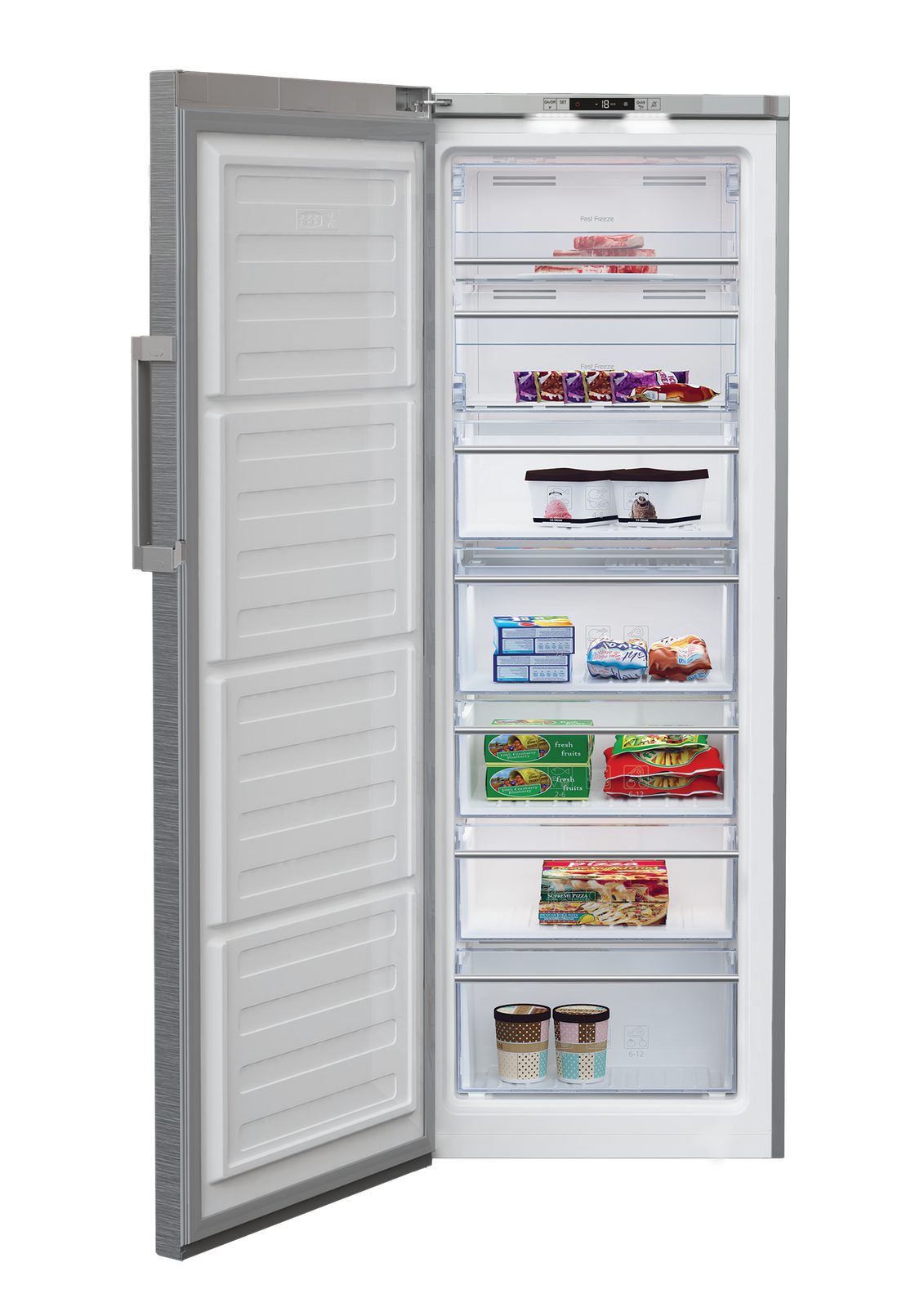 BEKO Gefrierschrank 256 l HarvestFresh EEK: E RFNE290T45XPN