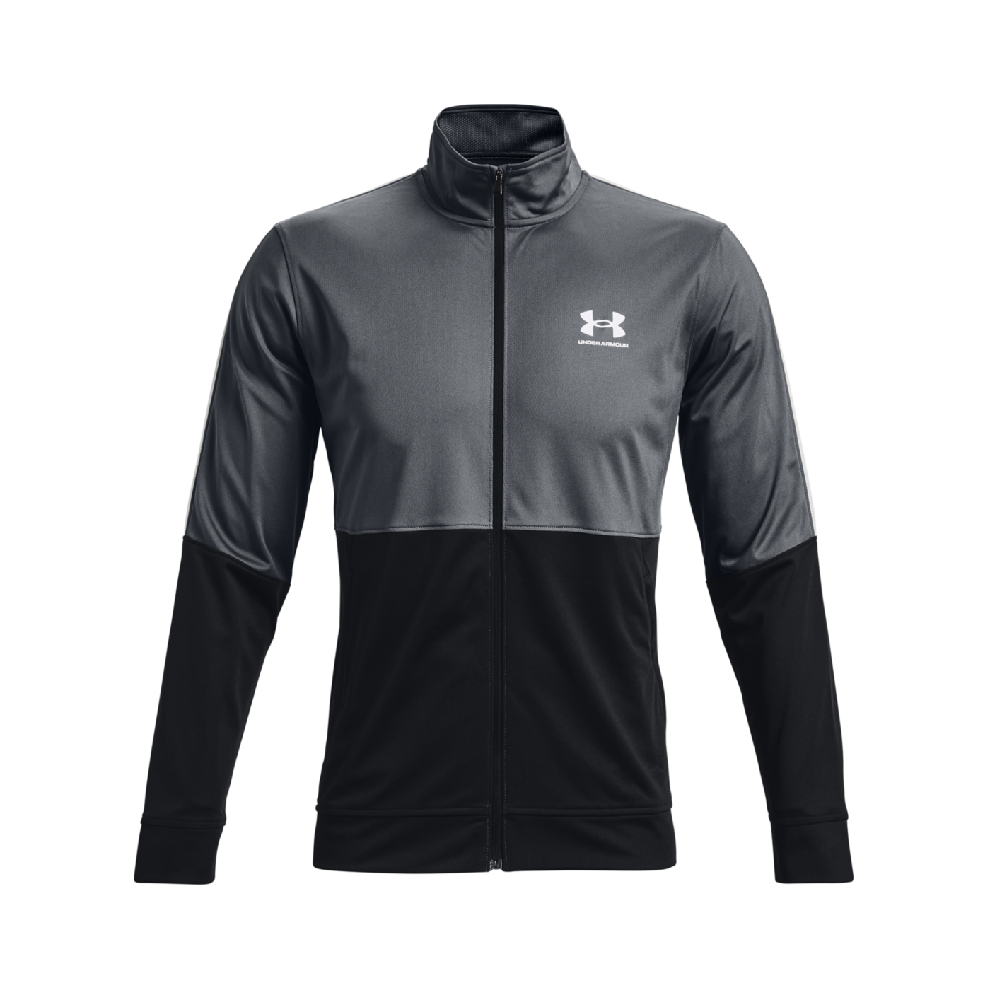 Under Armour Pique Track Jacke Training Grau F012