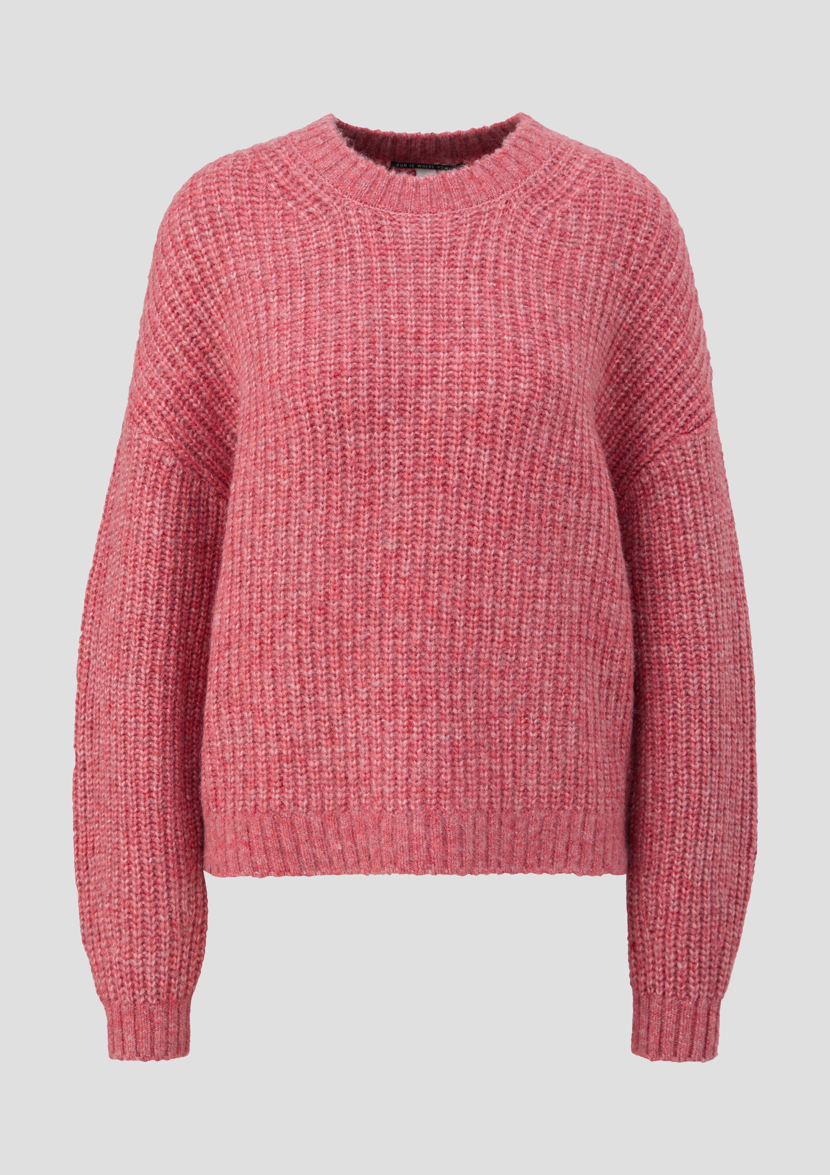 Strickpullover mit überschnittenen Schultern  2151098-20W0