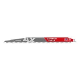 Lamă de ferăstrău sabie Milwaukee Accessories 48475227 Sawzall The AX din carbură pentru lemn, 300 mm, 5 dentiții