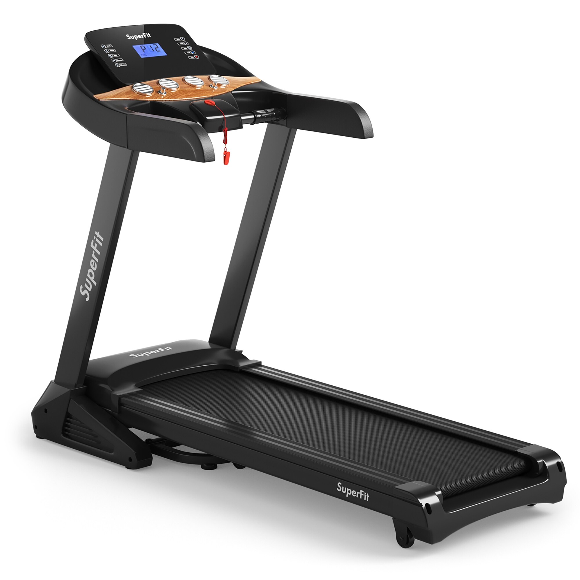 Superfit 3.75HP Electric Folding Treadmill W/Auto Incline 12 Program - See details