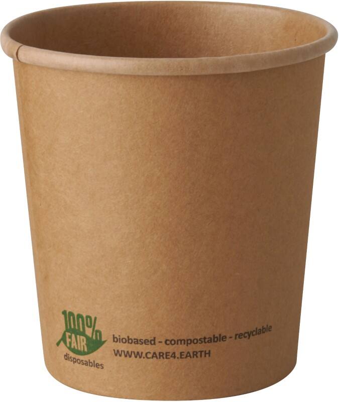 PAPSTAR Suppenschalen pure 87266 Frischfaser-Karton, BIO-beschichtet 25 Stück