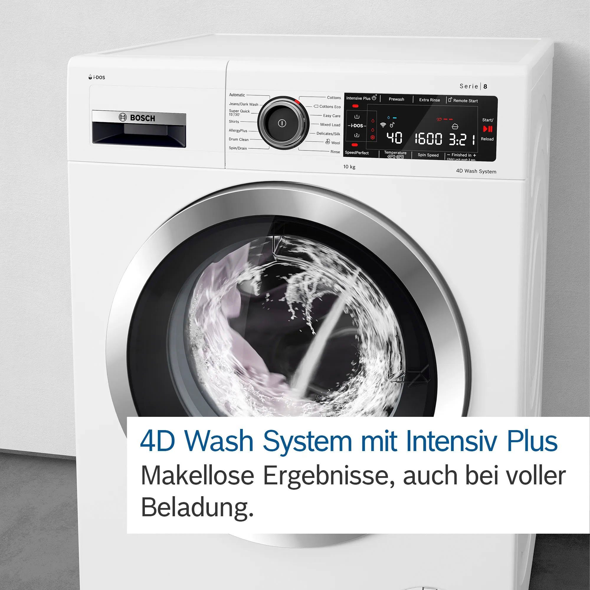 BOSCH Waschmaschine 8 WGB246070, 9 kg