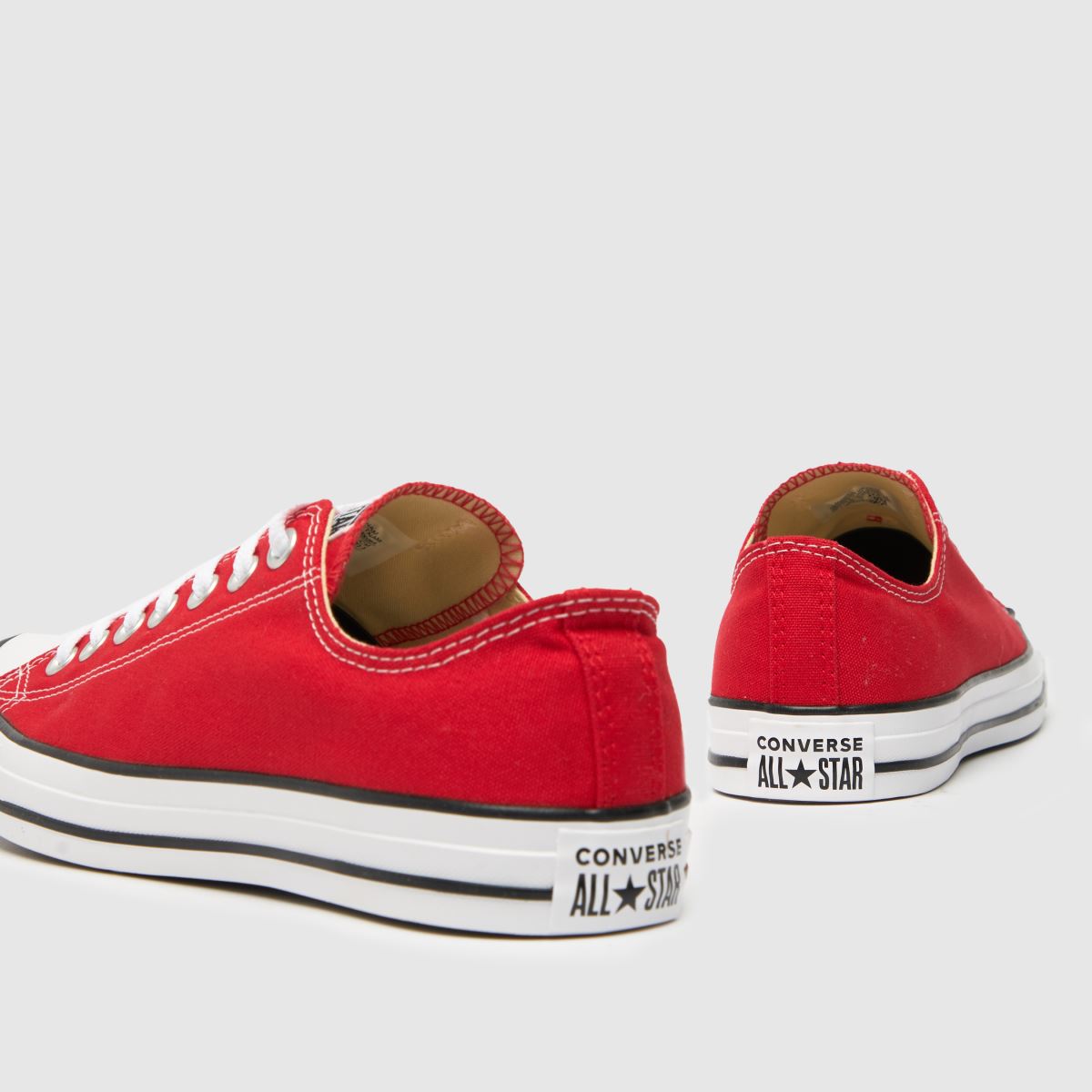 Converse All Star Ox – Röda sneakers