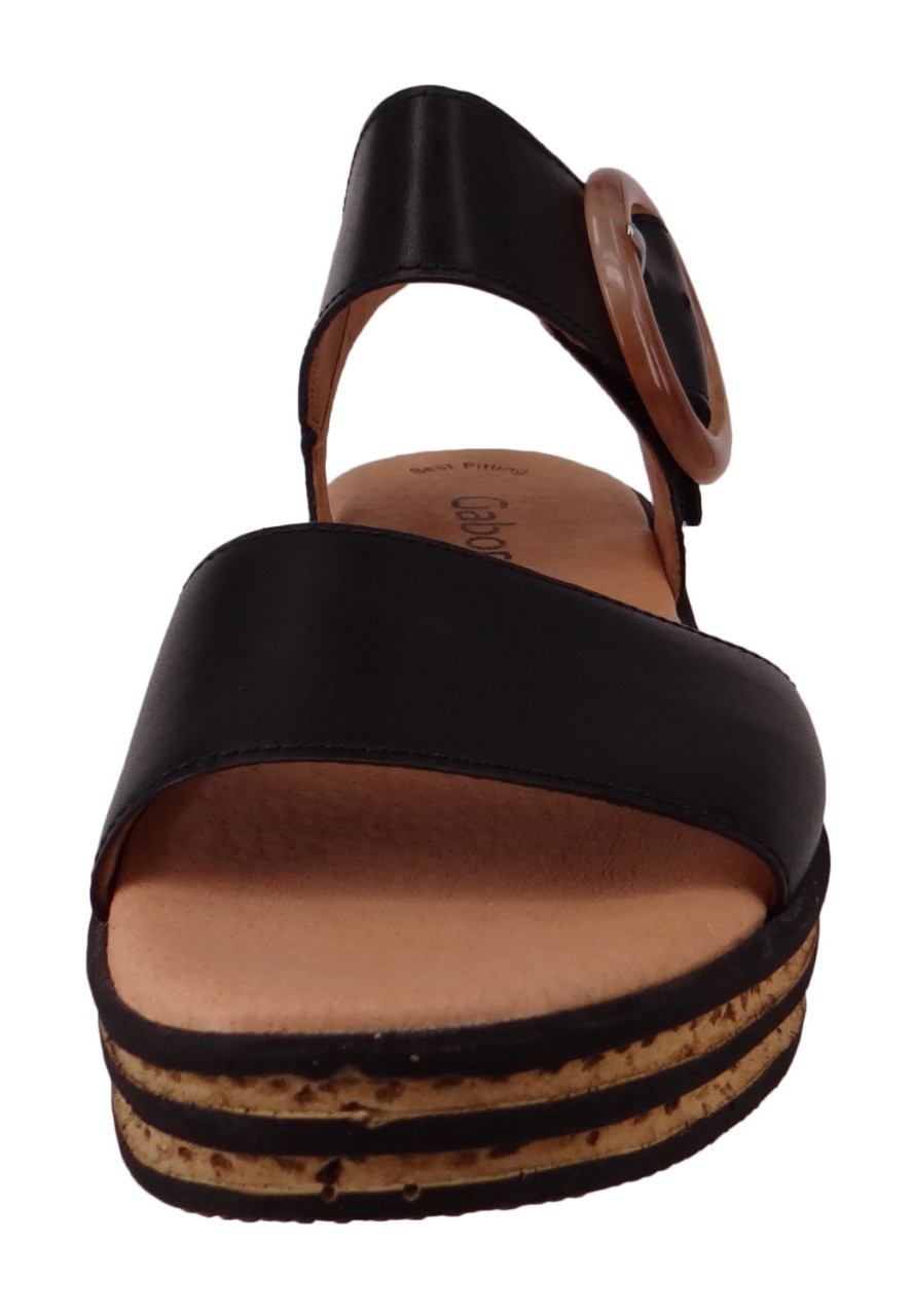 GABOR Klassische Sandalen schwarz Fashion 24