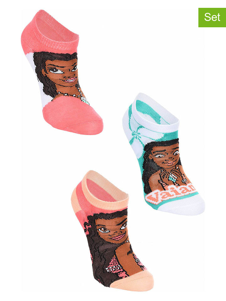 Disney Vaiana 3er-Set: Socken 